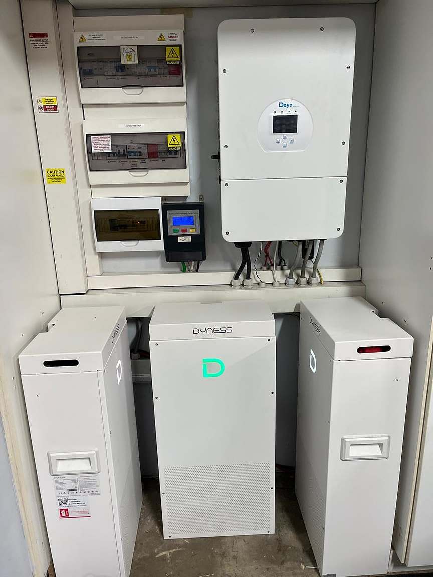 Solar inverter and battery equipment installed by Watt-Core Solutions